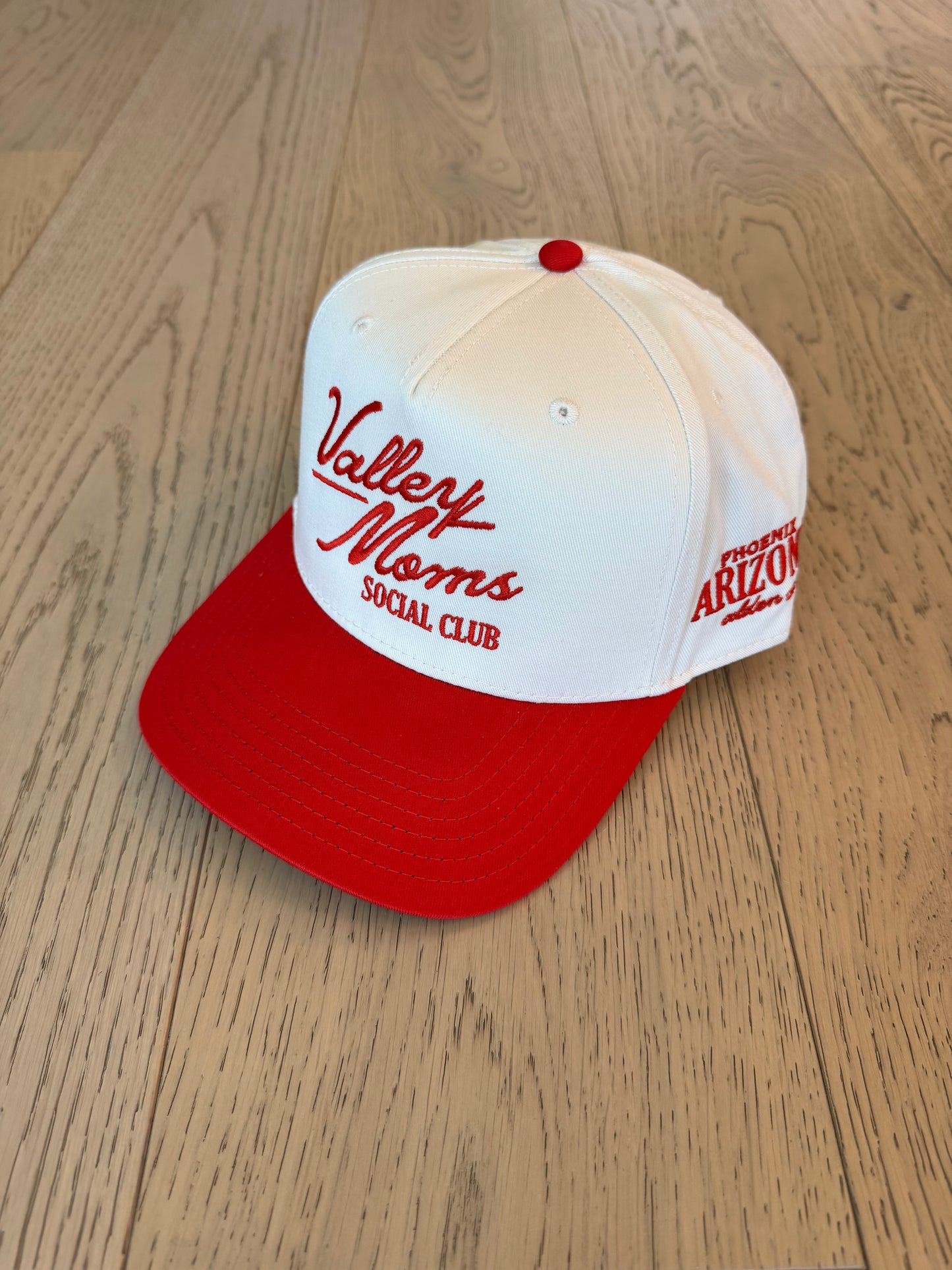 Valley Moms Social Club Hat - Red